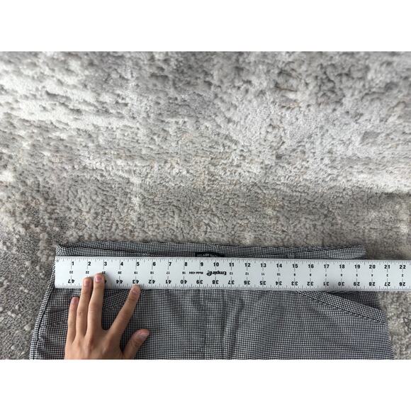 Hilary Radley Size XXL Houndstooth Flat Front Straight Leg Stretch Pants - Picture 3 of 9